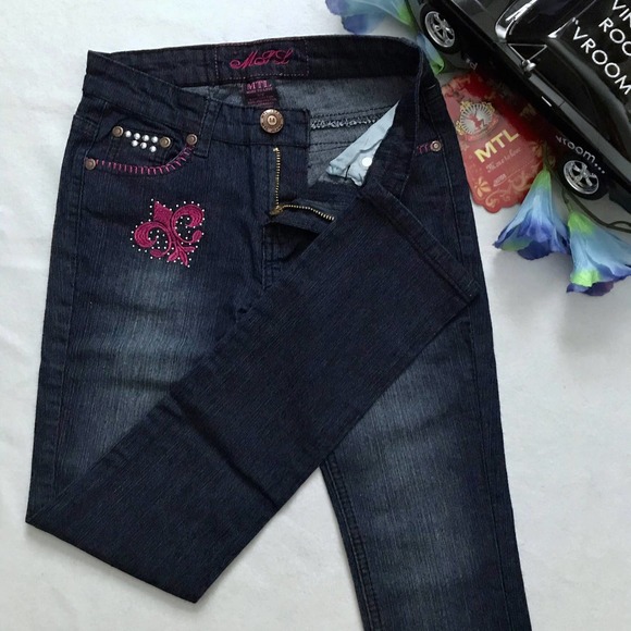 More To Love MTL NWT Straight Leg Jeans Girls Various Sizes - Picture 4 of 9